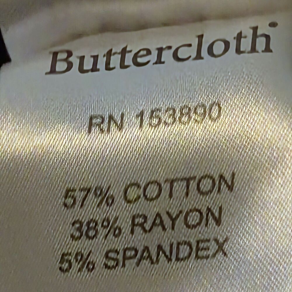 Buttercloth Shirt Men Size 3XL Tall Fit Black Long Sleeve Soft Stretch Pockets - Picture 5 of 5